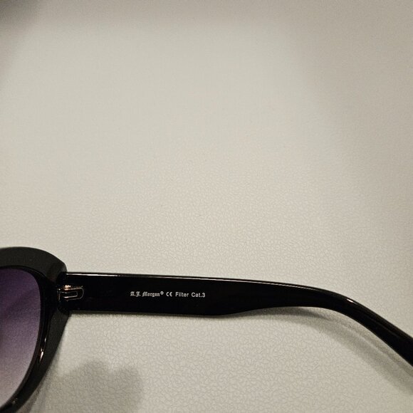 A.J. Morgan | Classy Black Cateye Sunglasses - Picture 7 of 9
